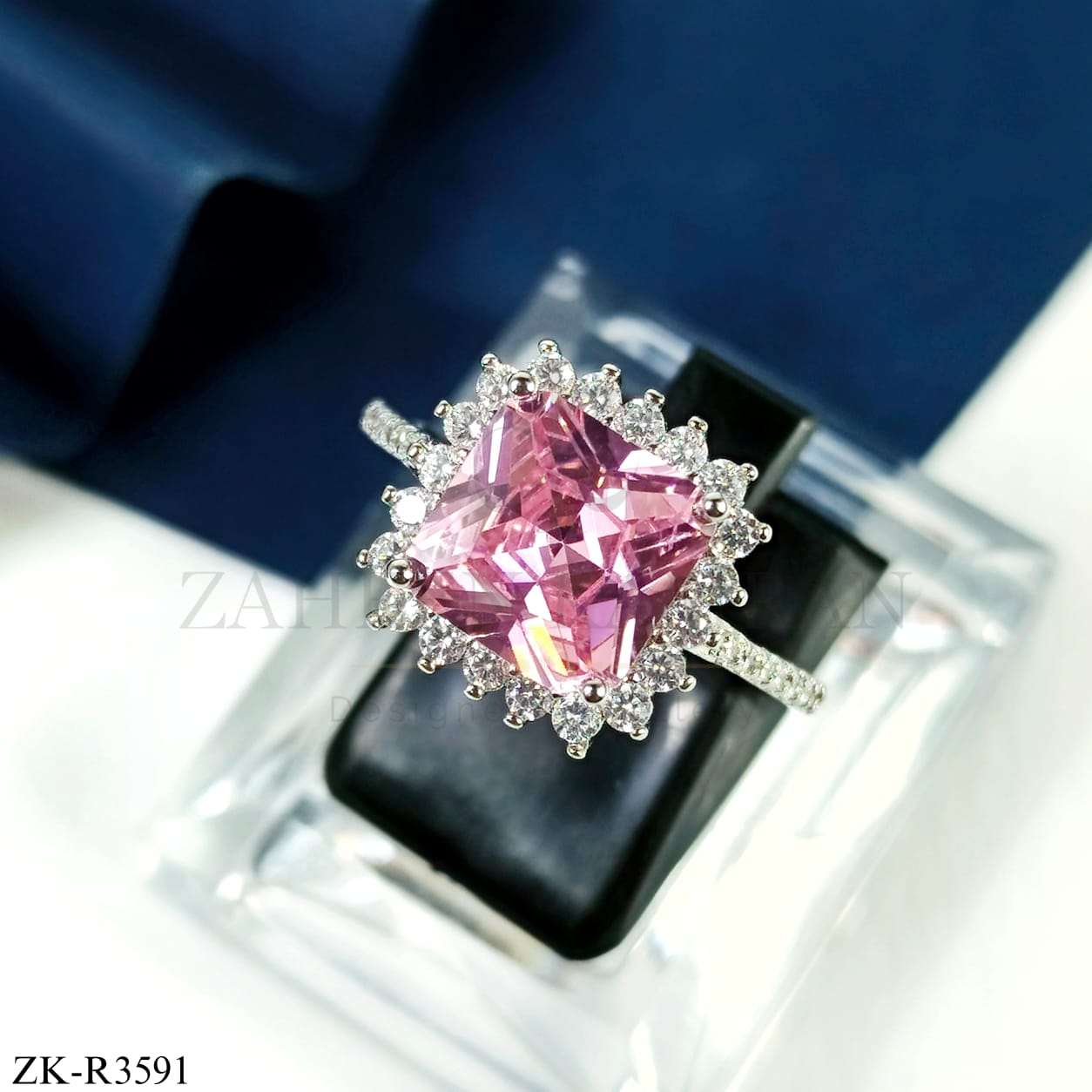 PINK ZIRCONIA RING