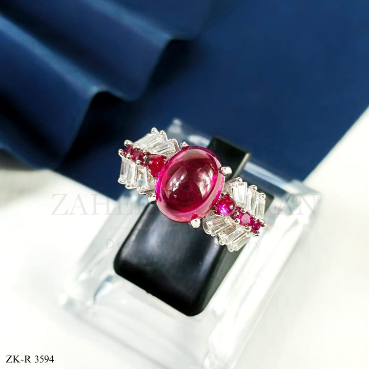 PINK ZIRCONIA RING