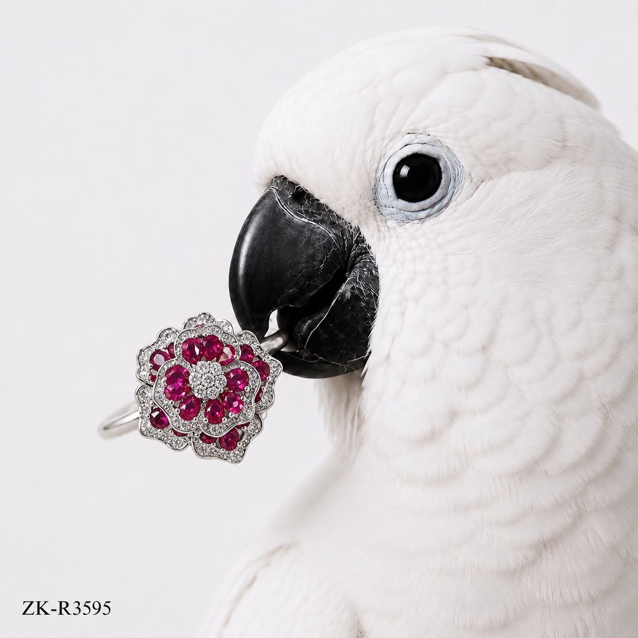 Florence Pink Zirconia Ring