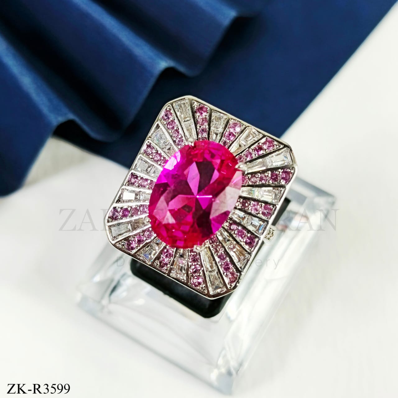 PINK ZIRCONIA RING