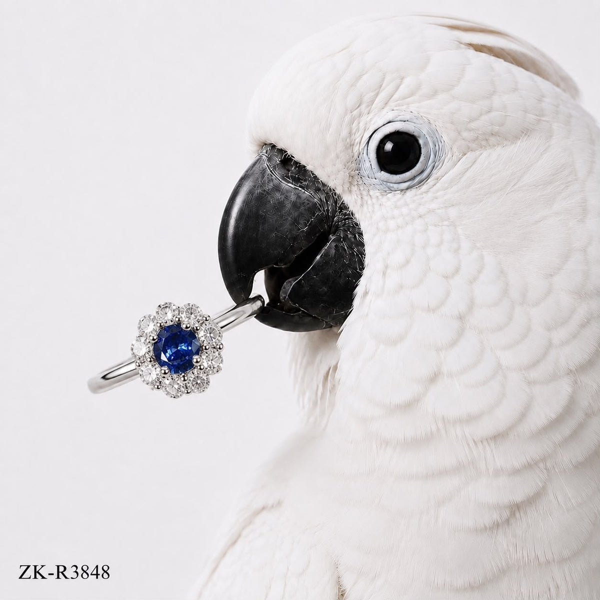 Sapphire Floret Ring