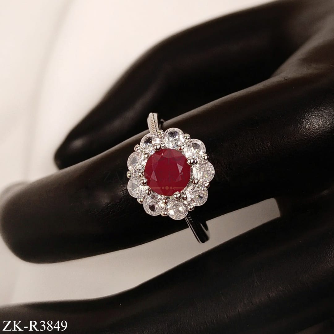 RUBY FLORA RING