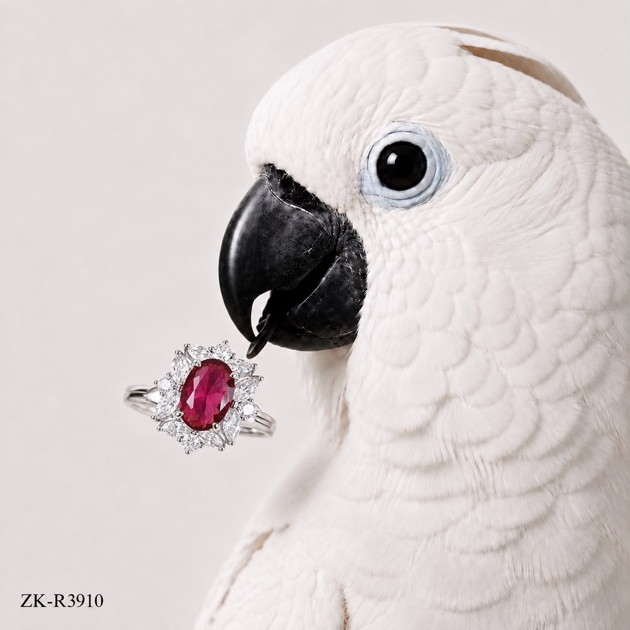 Ruby Starburst Ring