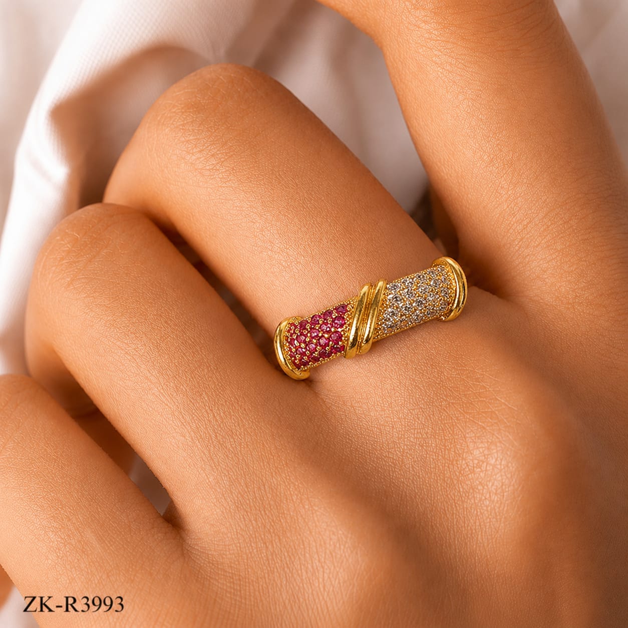 RUBY ZIRCONIAN RING