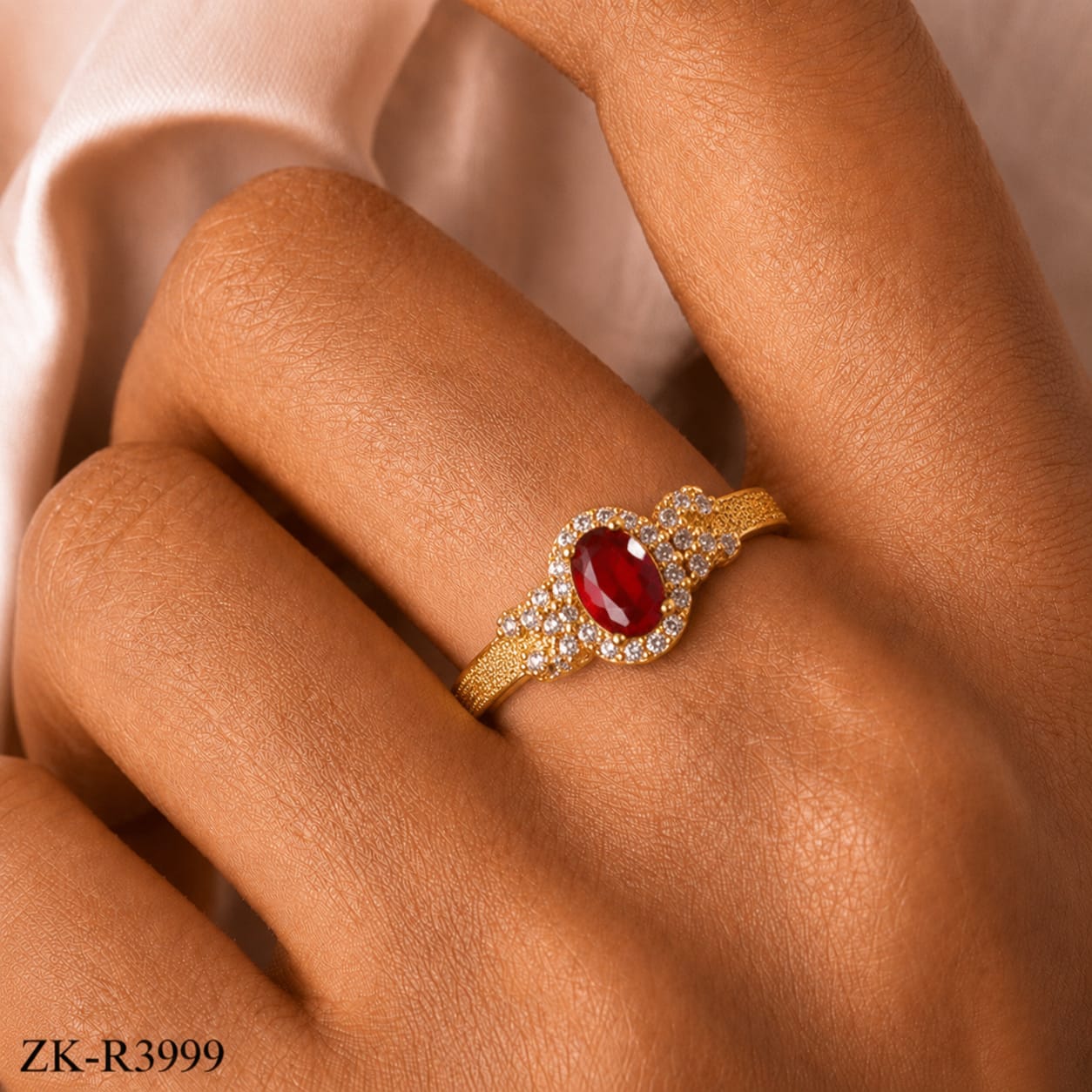 RUBY ZIRCONIAN RING