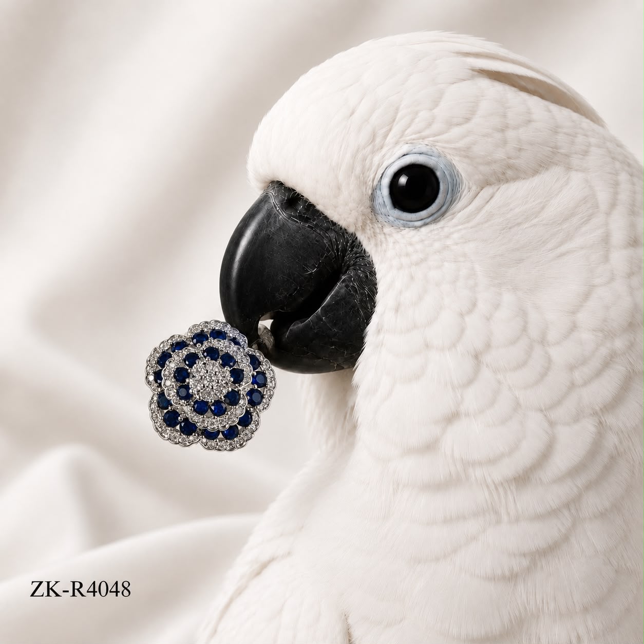 SAPPHIRE BLOSSOM RING