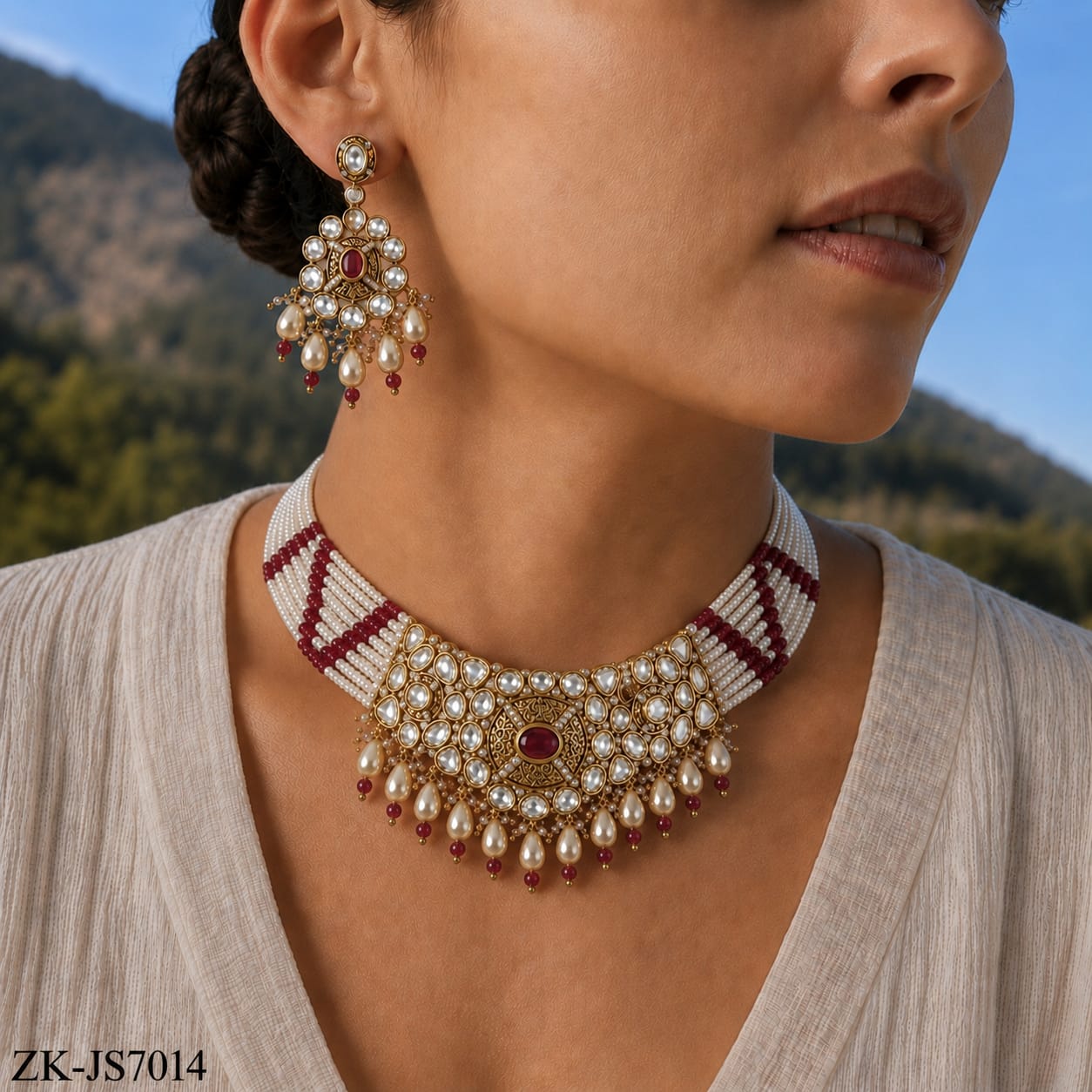 Majestic Ruby Choker