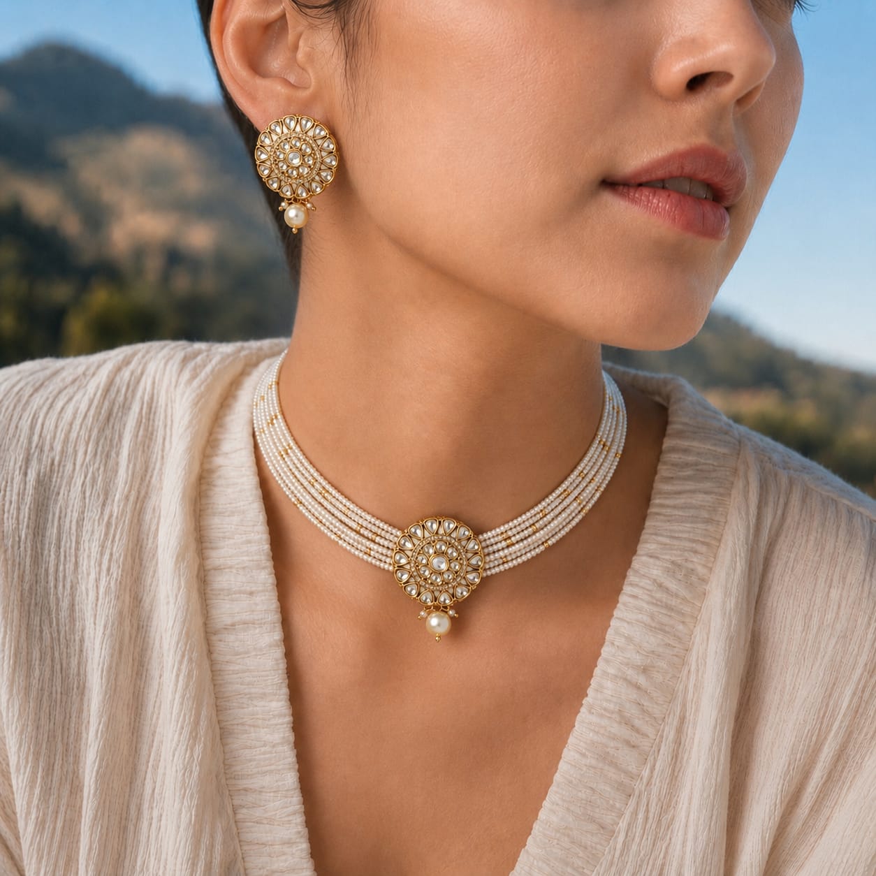 Heirloom Pearl Choker