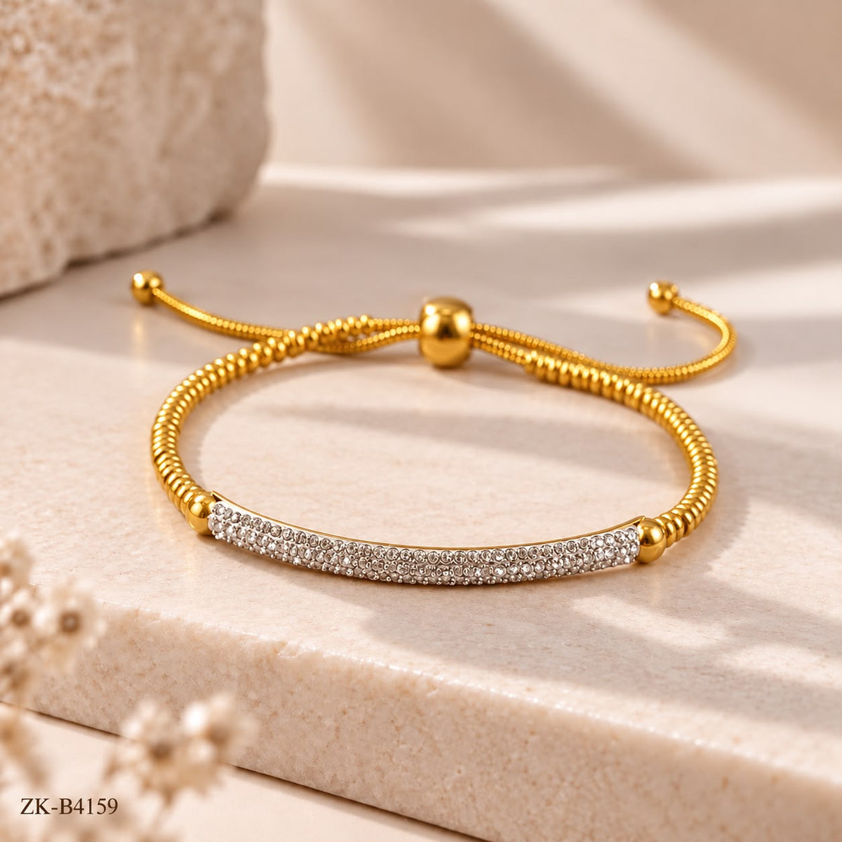 Zircon Chain Bracelet
