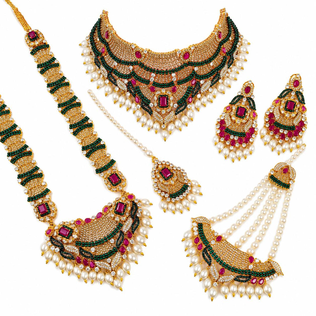 EMERALD BRIDAL SET