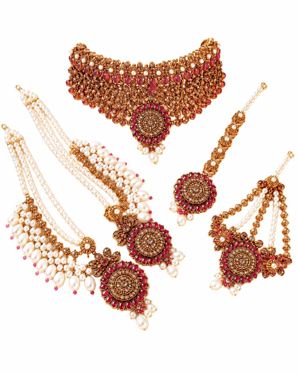 PINK ZIRCONIA SET