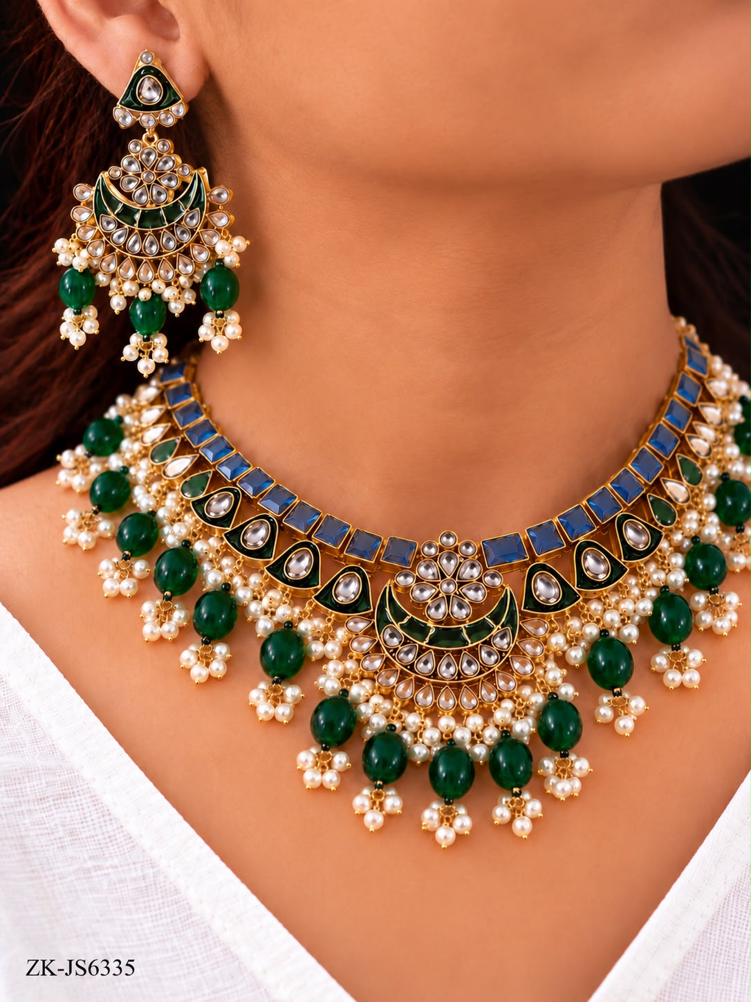 EMERALD MOONLIT SET