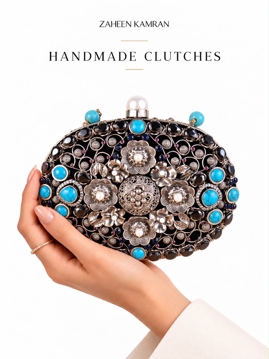 FEROZA FLORIDA CLUTCH