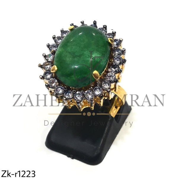 Designer Emerald Ring