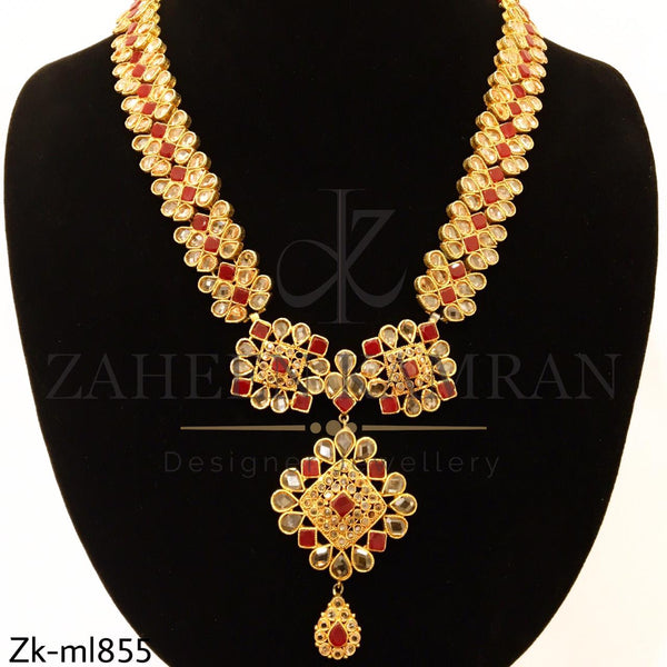 Ruby Stone Bridal Mala