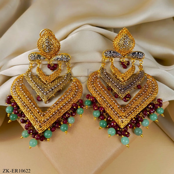 V STYLE EARRINGS