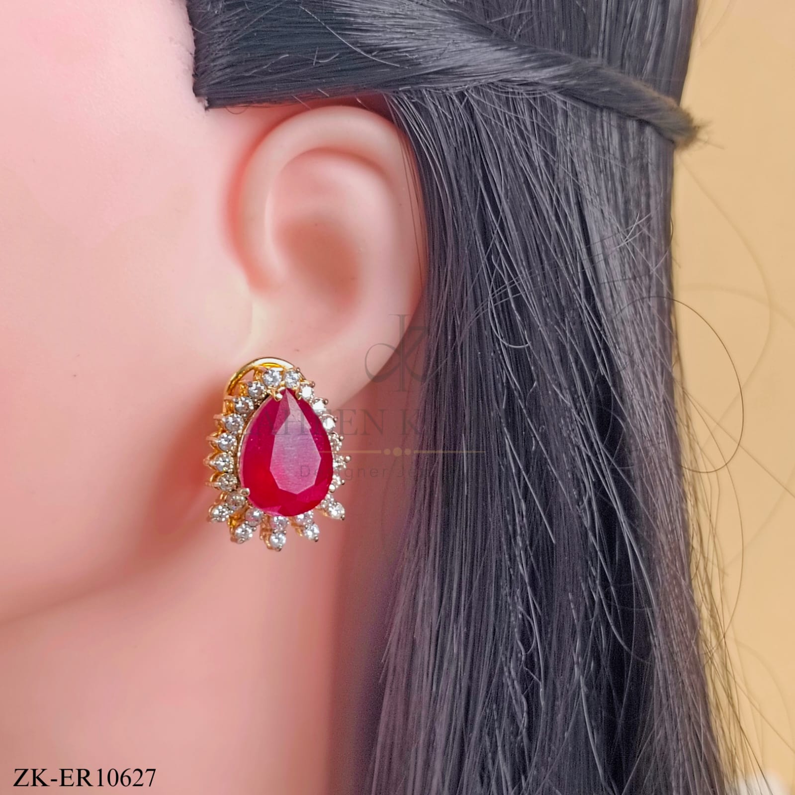GARNET EARRINGS