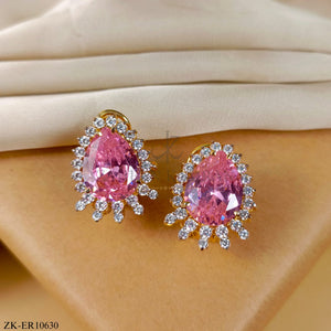 PINK STONES EARRINGS