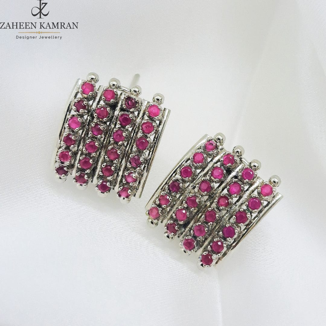 Ruby studs