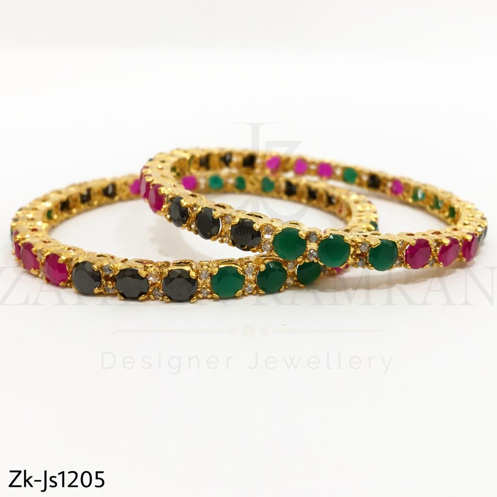 Ruby Emerald Bangles