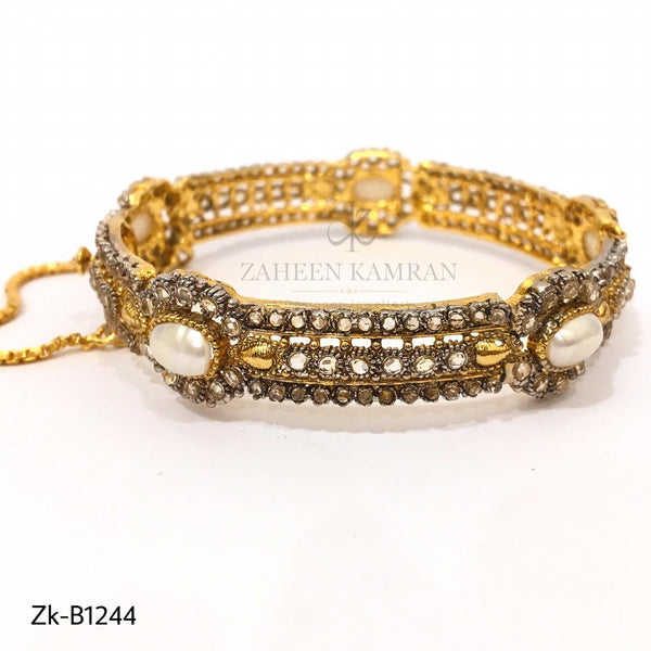 Gold Plated Antique Bangle