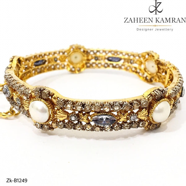 Pearls Marquise Bangle