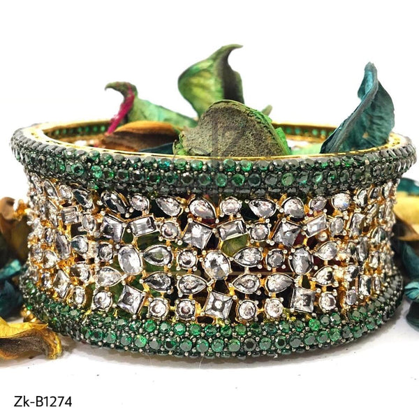 Emerald Smokey Bangle