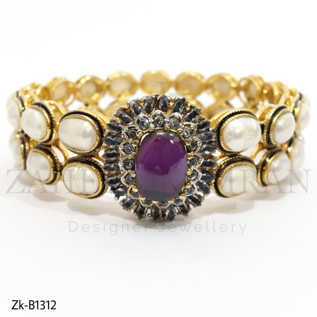 Amethyst Shining Bangle