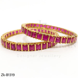 Ruby Square Bangle