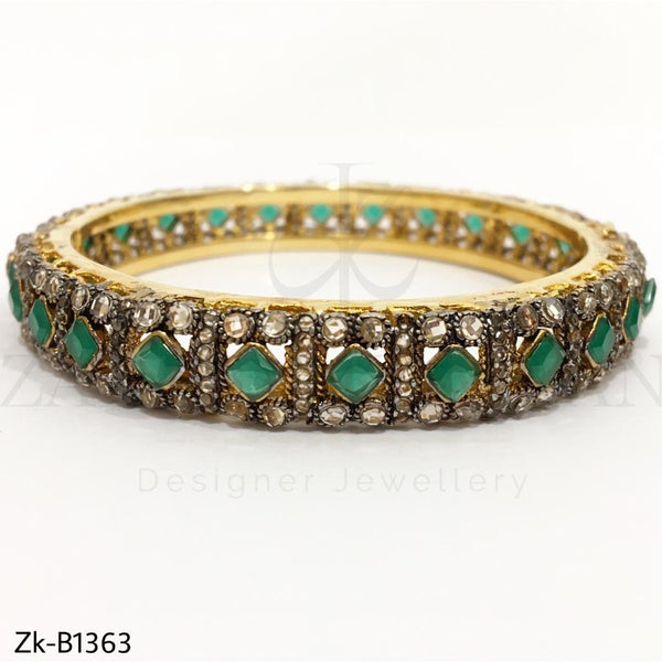 Antique Emerald Bangle