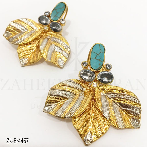 Leaf Turquoise Earrings