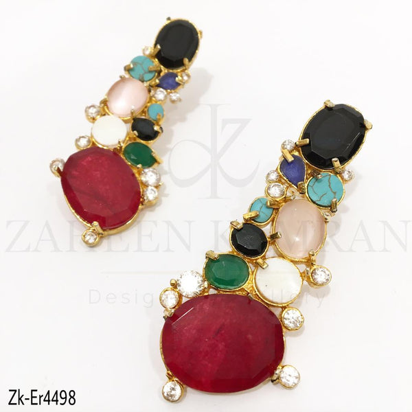 Multi Stone Stunning Earrings