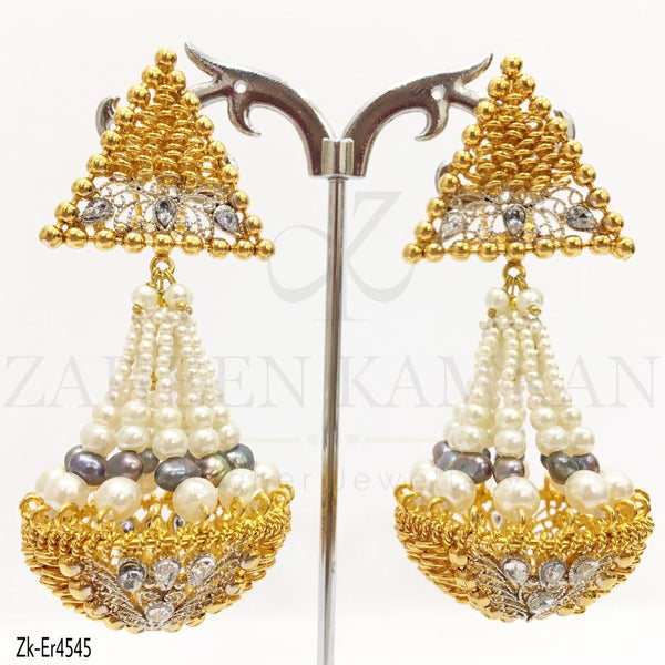 Triangular Chandelier Earrings