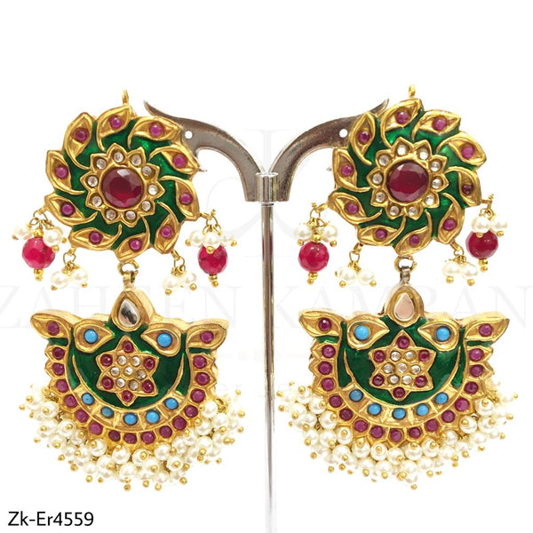 Two Step Floral Earrings