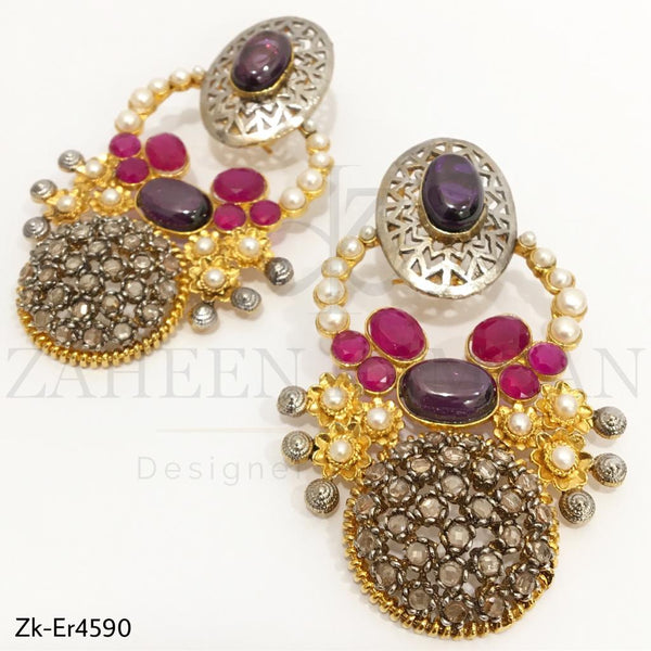 Amethyst Ruby Stunning Earrings