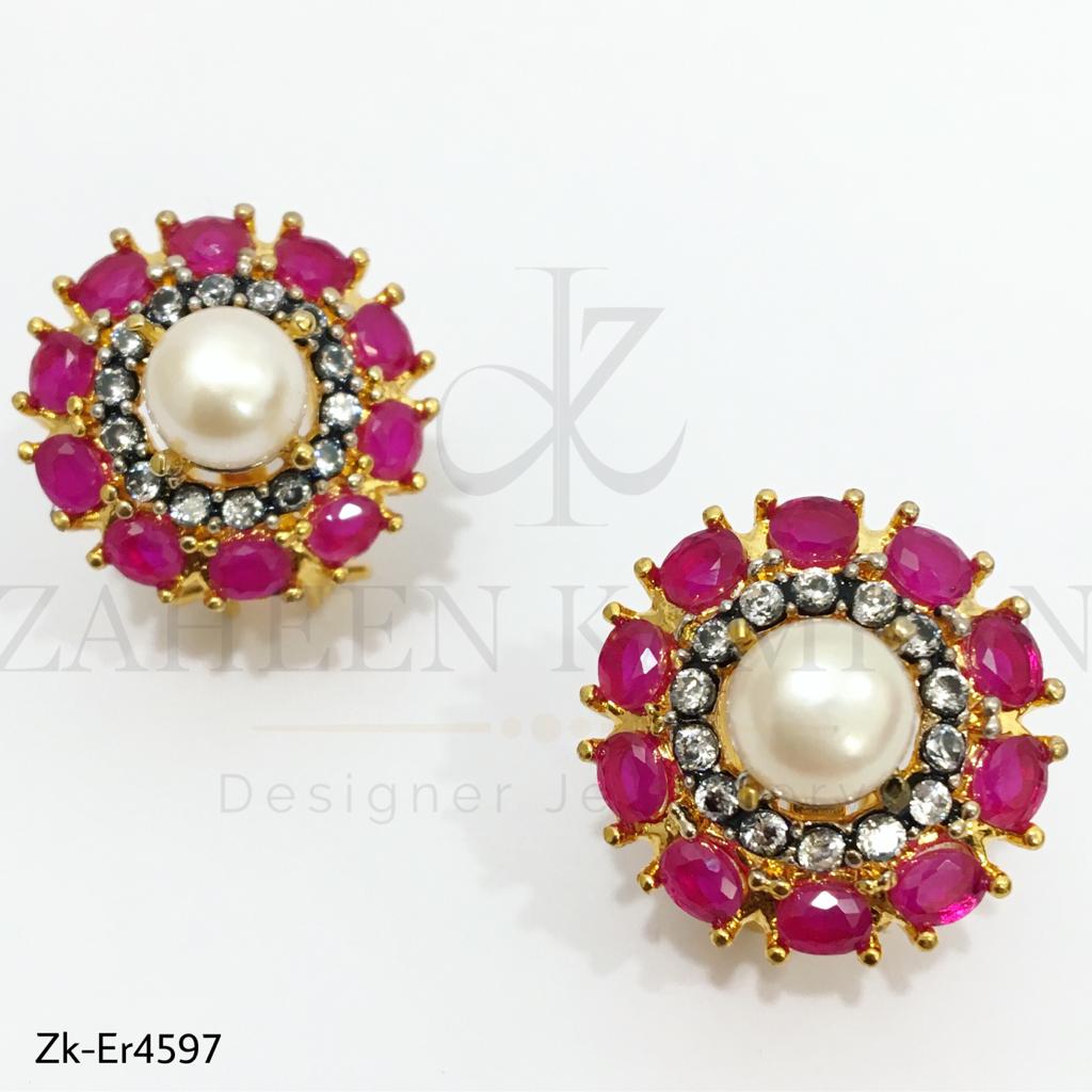 Ruby Fancy Earrings