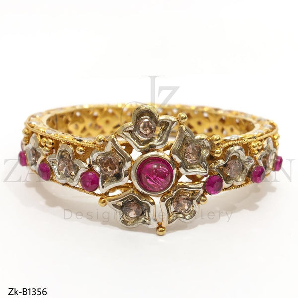 Ruby Mushroom Bangle