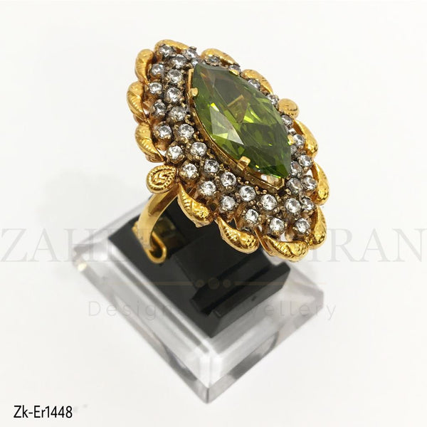 Olive Marquise Ring