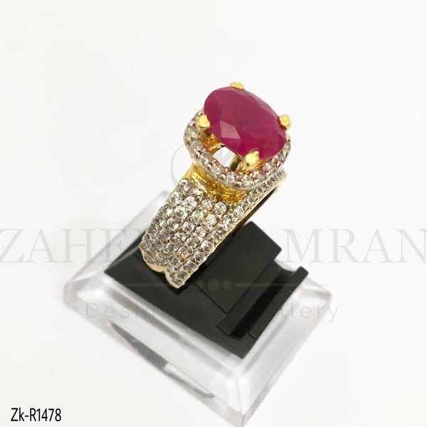 Oval Ruby Gorgeous Ring