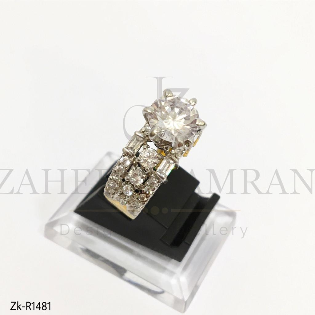 Citrine Crystal Ring