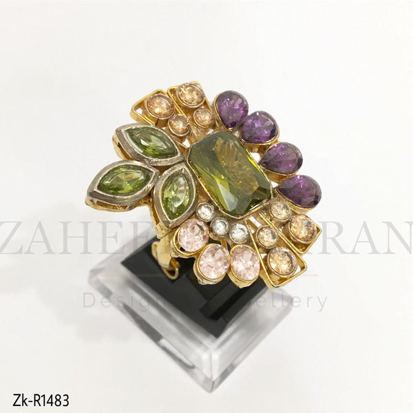 Multi Stone Fancy Ring