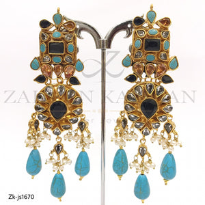 Gold Plated Feroza Necklace