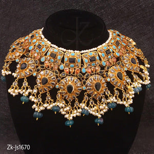Gold Plated Feroza Necklace