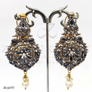 Pear Kundan Stylish Necklace Set