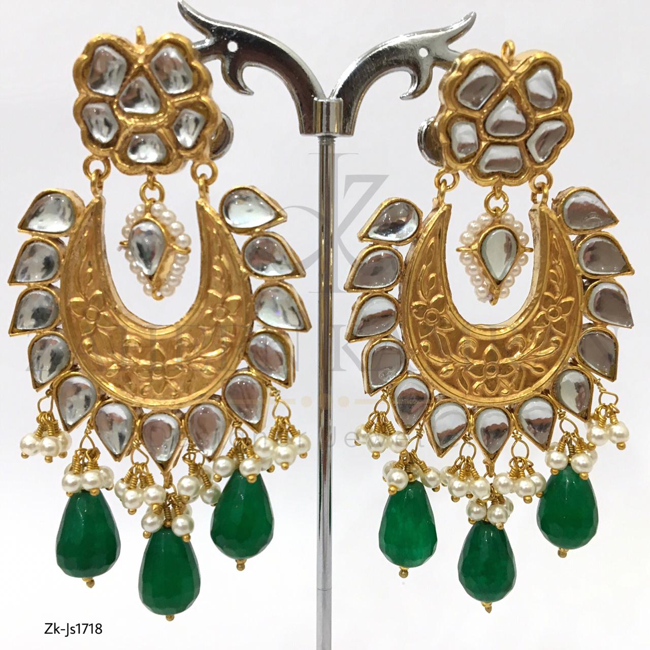 Kundan Floral Necklace Set