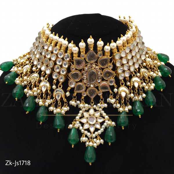 Kundan Floral Necklace Set