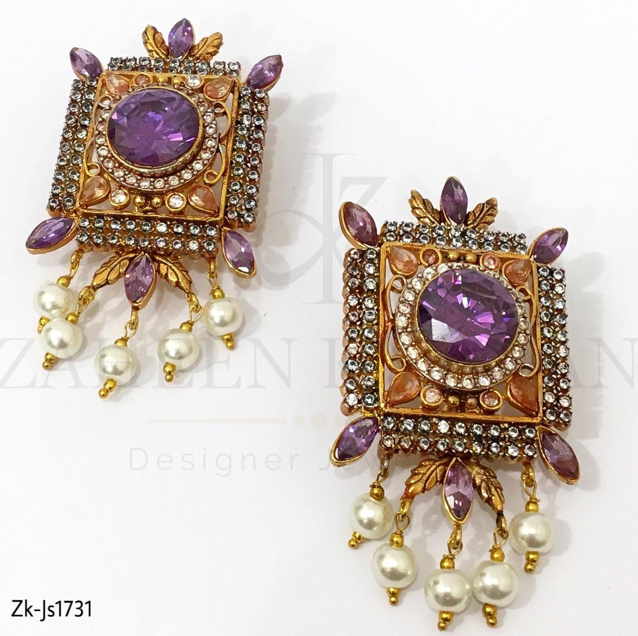 Amethyst Mushroom Choker Set