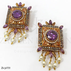 Amethyst Mushroom Choker Set