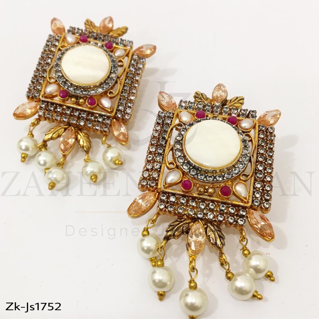 White Stone Princess Choker Set