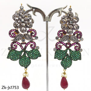 Ruby Emerald Special Necklace Set